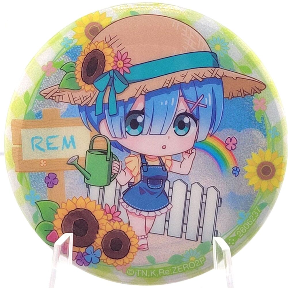 Rem - Re:Zero Sunflower Can Badge
